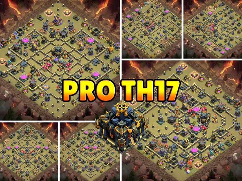 Top 10 Town Hall 17 Base Links for Clan Wars, CWL & Legends