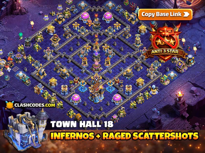 Rage Tower boosts Scattershots and Inferno Towers in the core