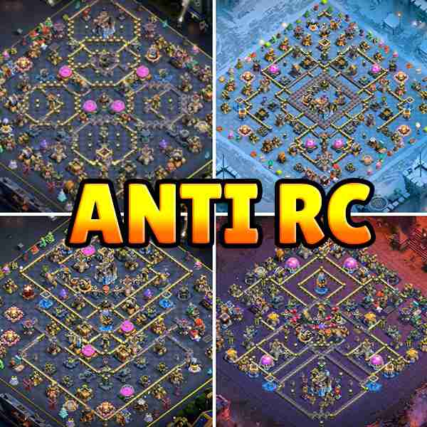 10+ TH18 Anti-RC Walk Layouts to Defend Latest Meta