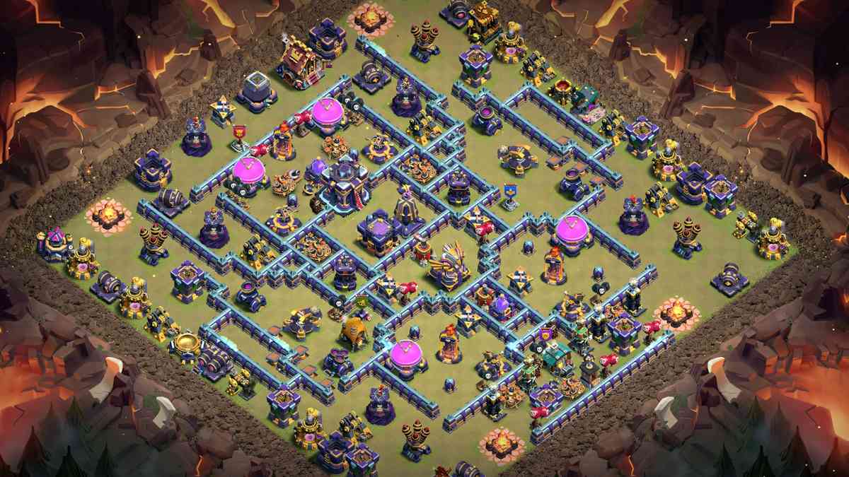 Strongest TH15 Boxed Base Layout For Clan Wars