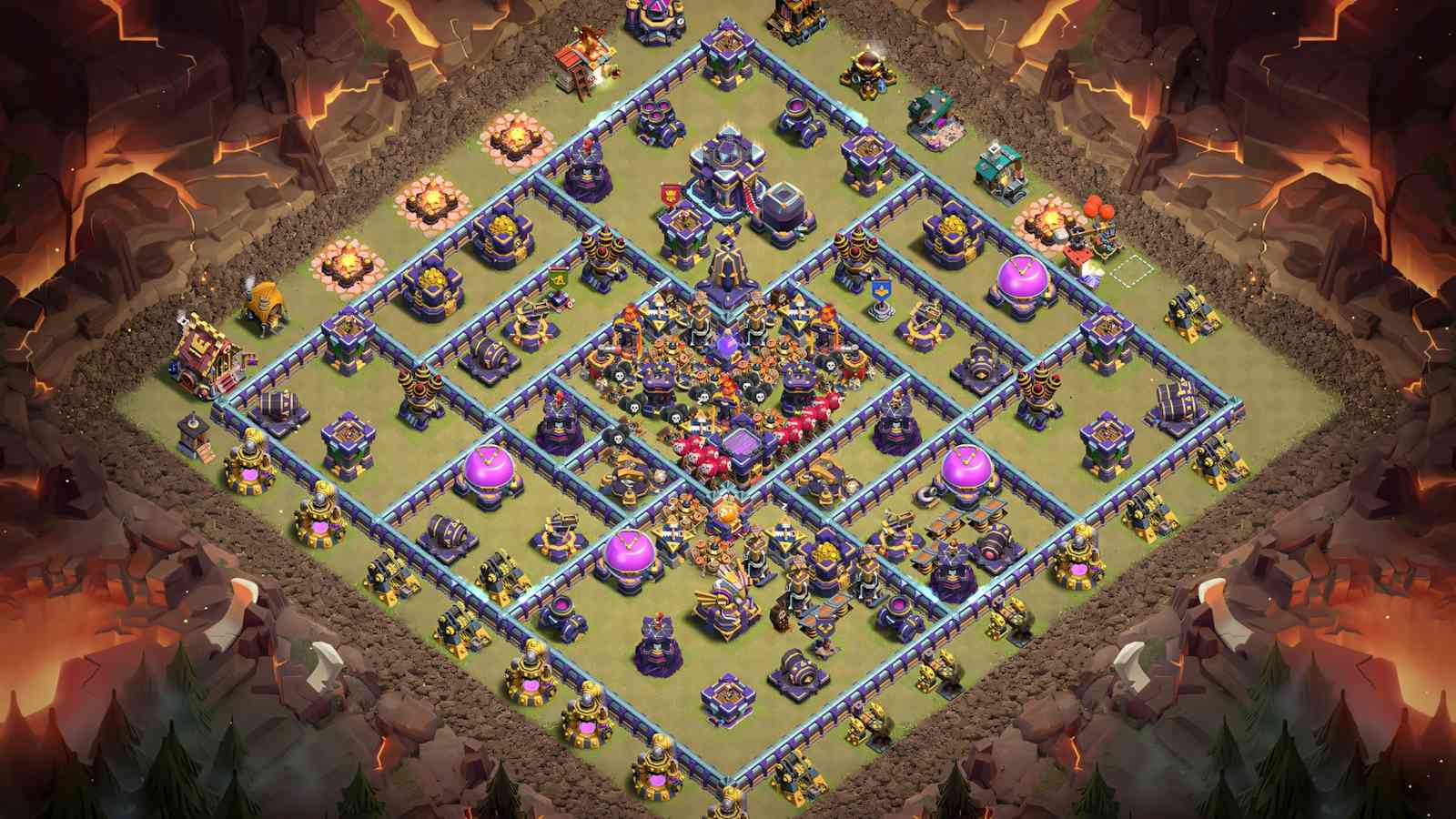 TH15 Anti Electro Dragon Base for Legend Defense