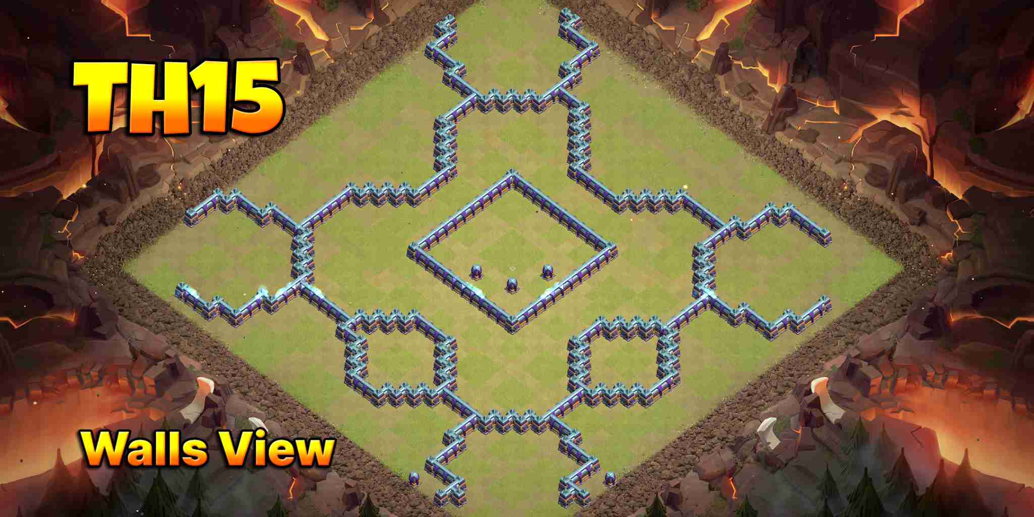 Walls View For TH15 Defense