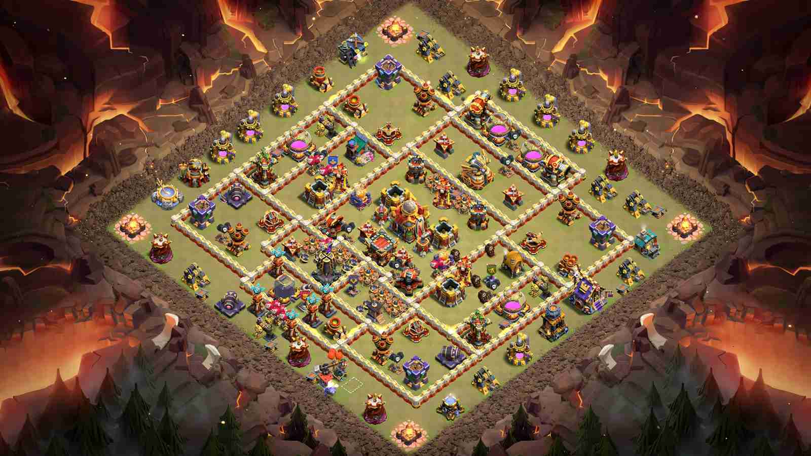 Best TH16 Anti 2-Star Base Design for Clash of Clans