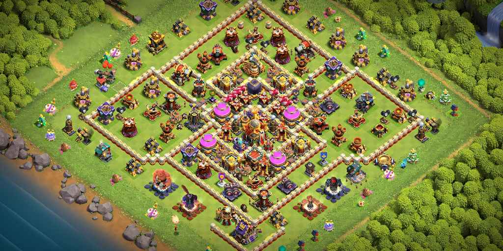 Best TH16 - Anti Everything Farming Base Layout