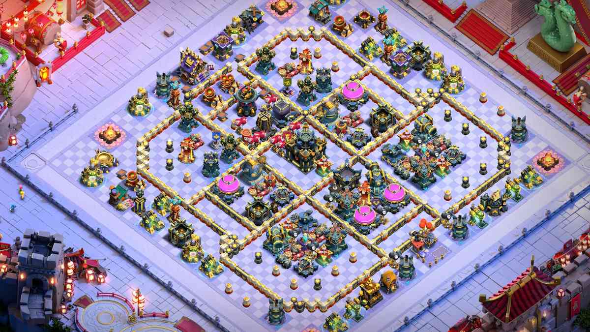 TH17 Anti 2 Stars Layout with Invisibility Spell Towers