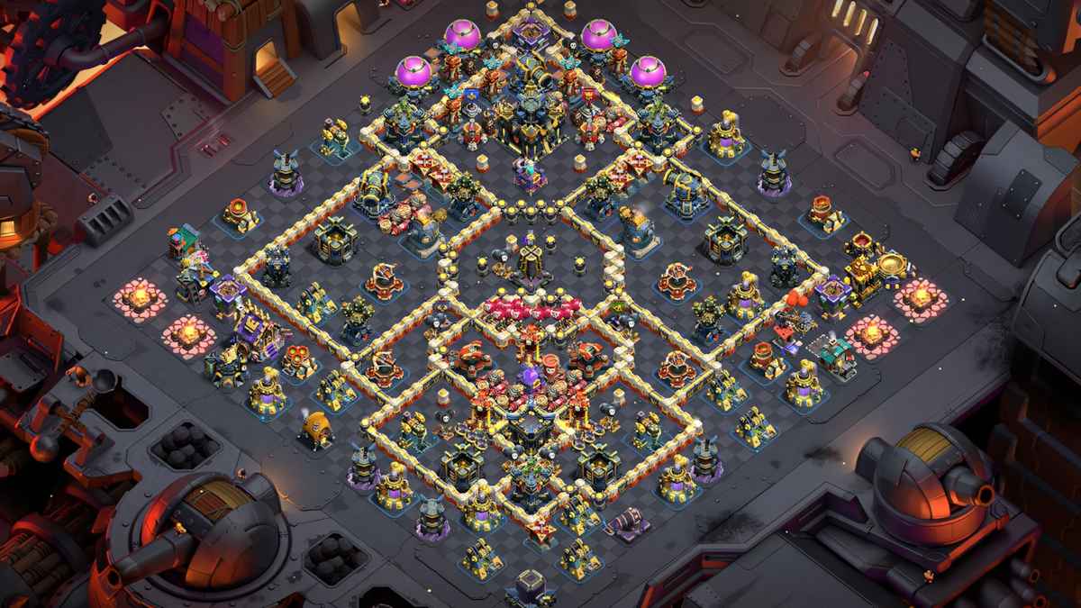 Unbeatable TH17 Anti 3-Star Base Link - Clash of Clans