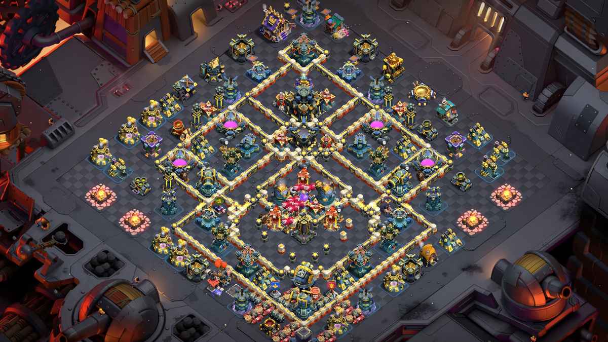 Base design for TH17 to defend dragon attacks