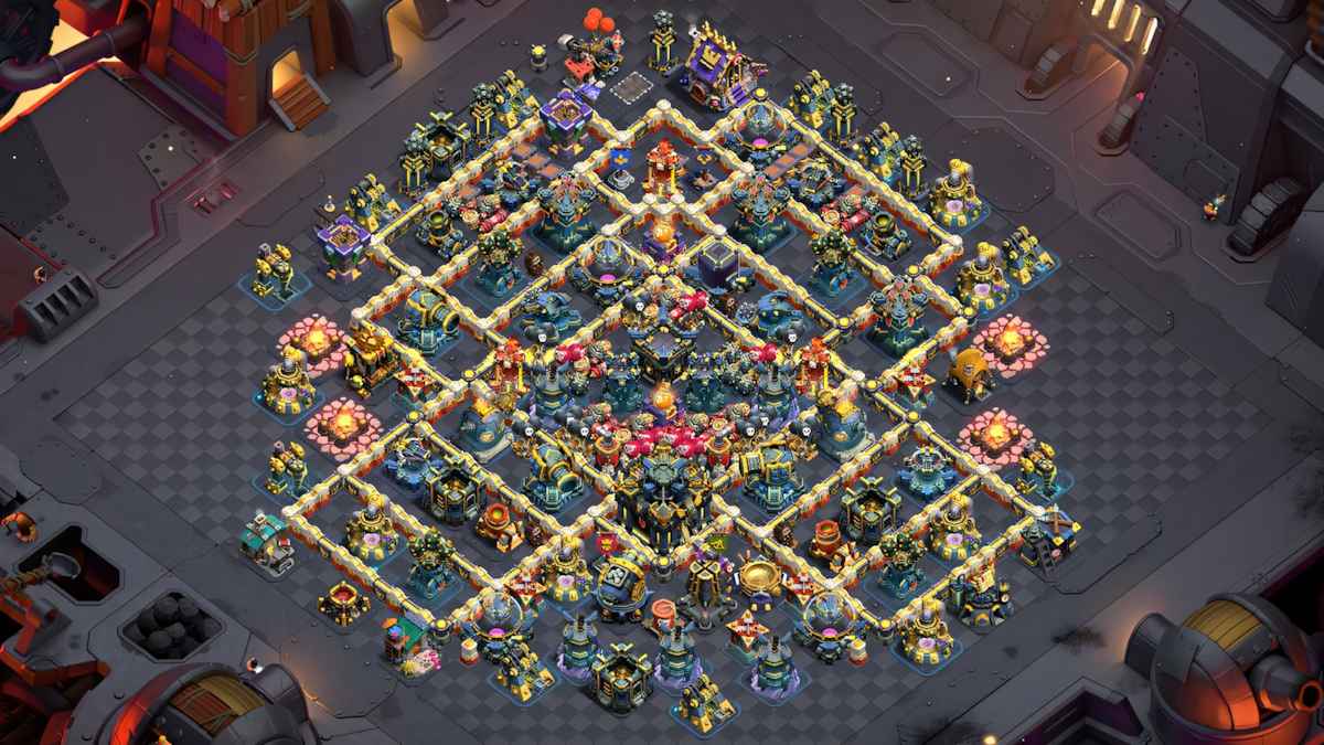 Root Rider defense base with high damage core