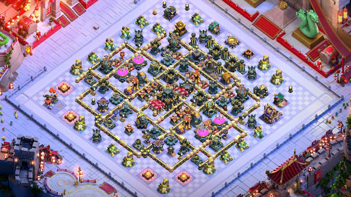 TH17 Base Design with Outer Monolith and Anti Yeti Smash Traps