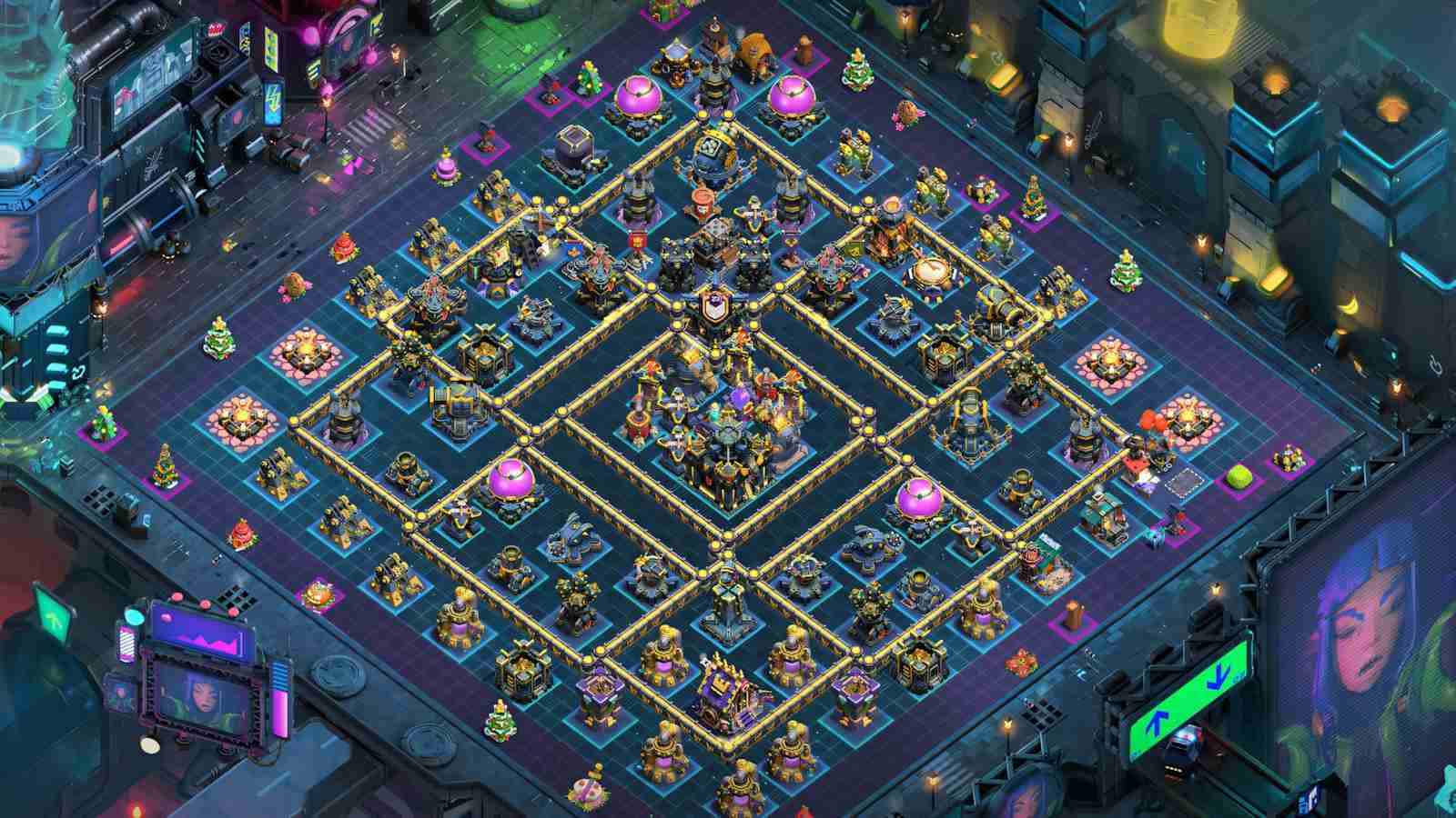 TH17 Electro Dragon Counter Air Base