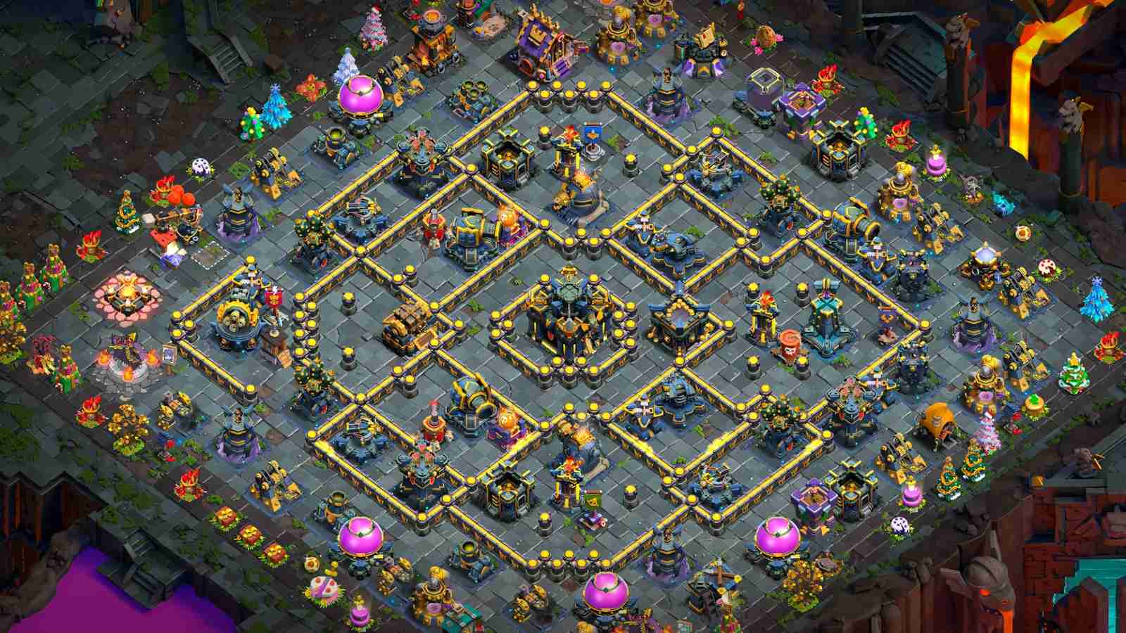 TH17 CWL Base Design For Defending All Air Troops