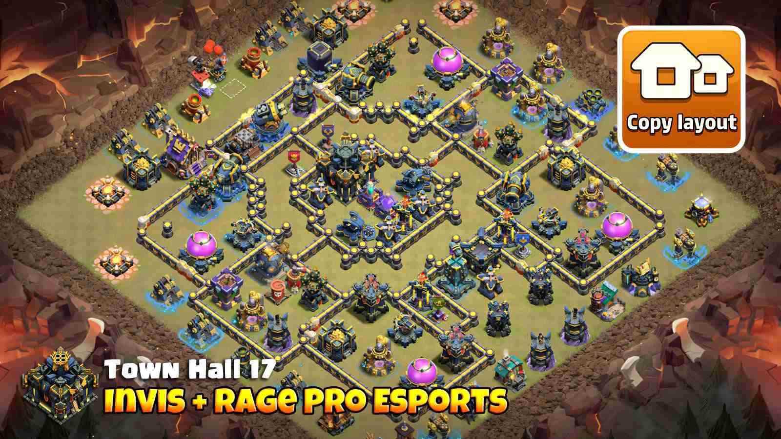 E-dragons or Root Riders this base defends them both