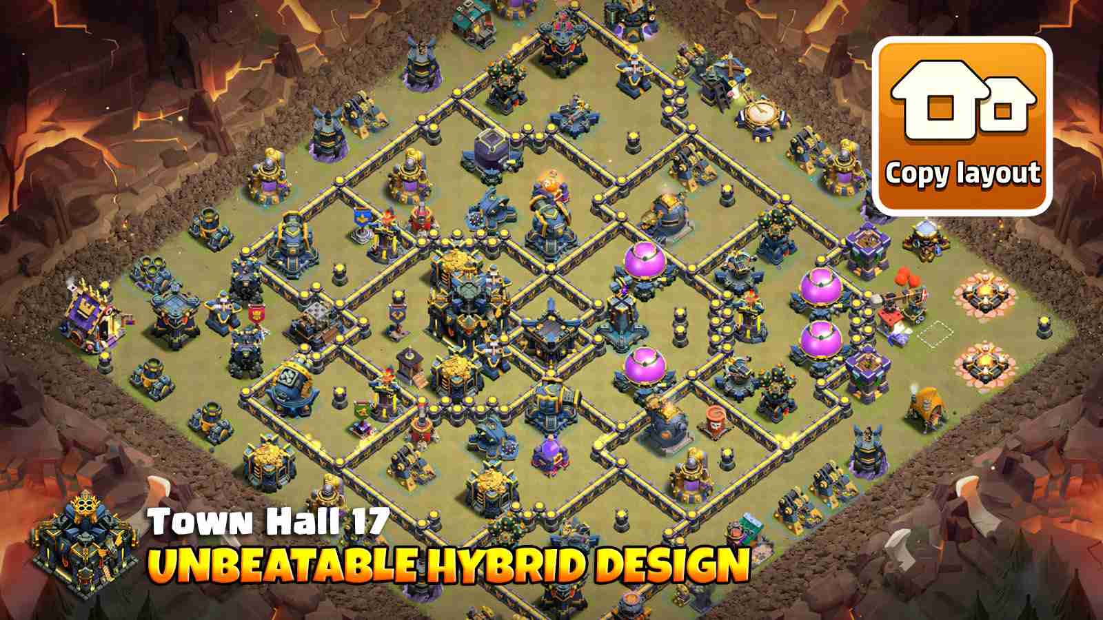 Hybrid base protecting Gold and Elixir storages effectively