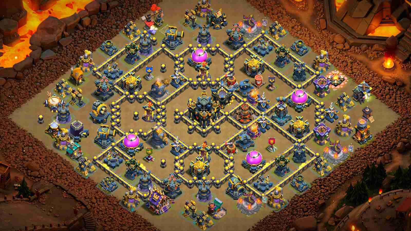 Unbeatable TH17 Anti Warden Walk Base Design