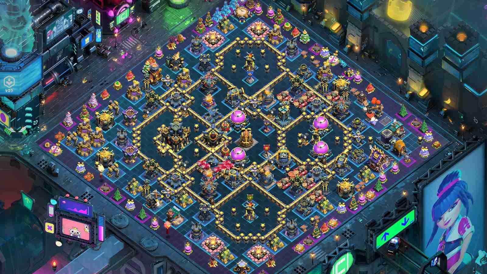 TownHall 17 Anti-3 Star Hybrid Base for Legends