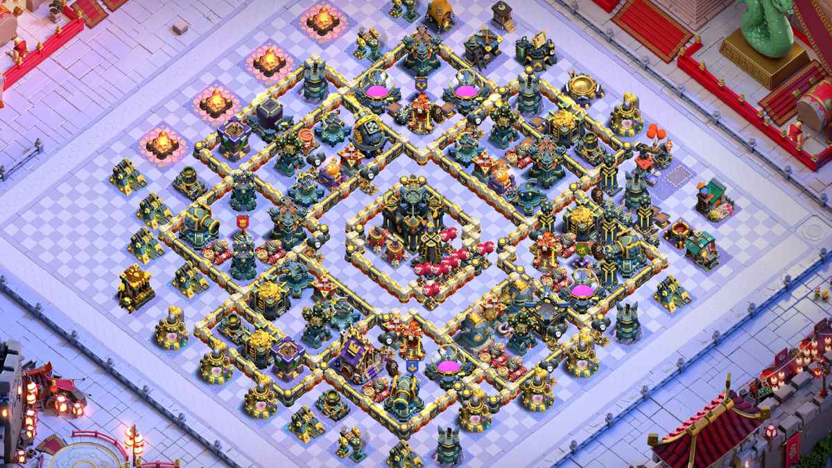 TH17 Ring Base Design with Anti Electro Defense and Evenly Placed Infernos