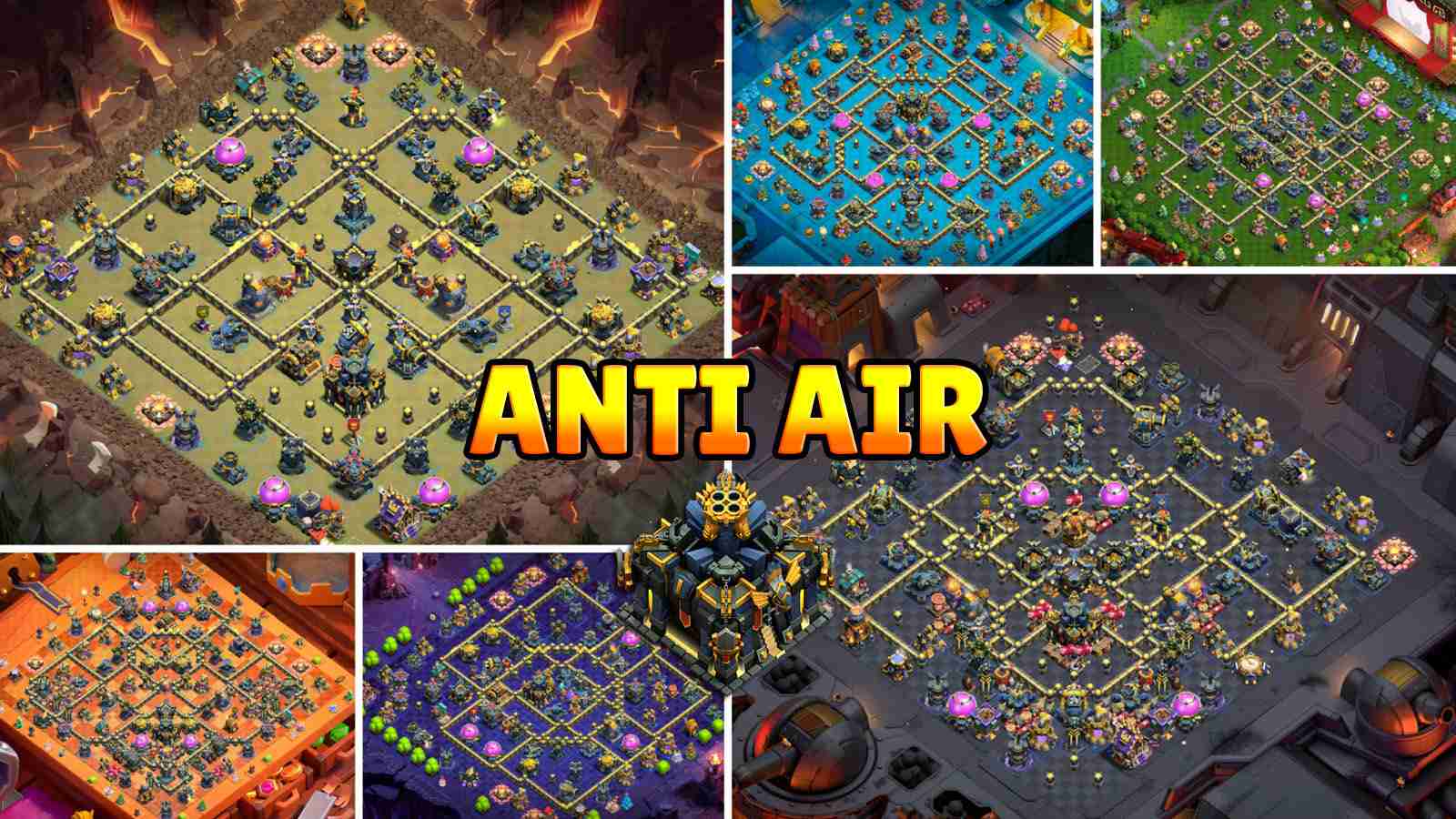 10+ Anti-Air TH17 Baselinks for Unbeatable War Defense