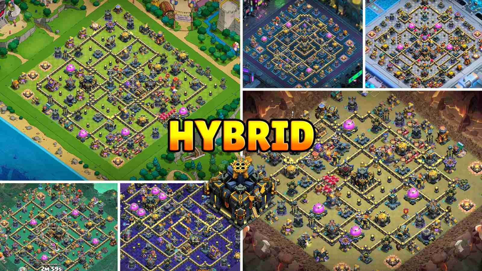 10+ Hybrid TH17 Baselinks for Unbeatable Legend Defense