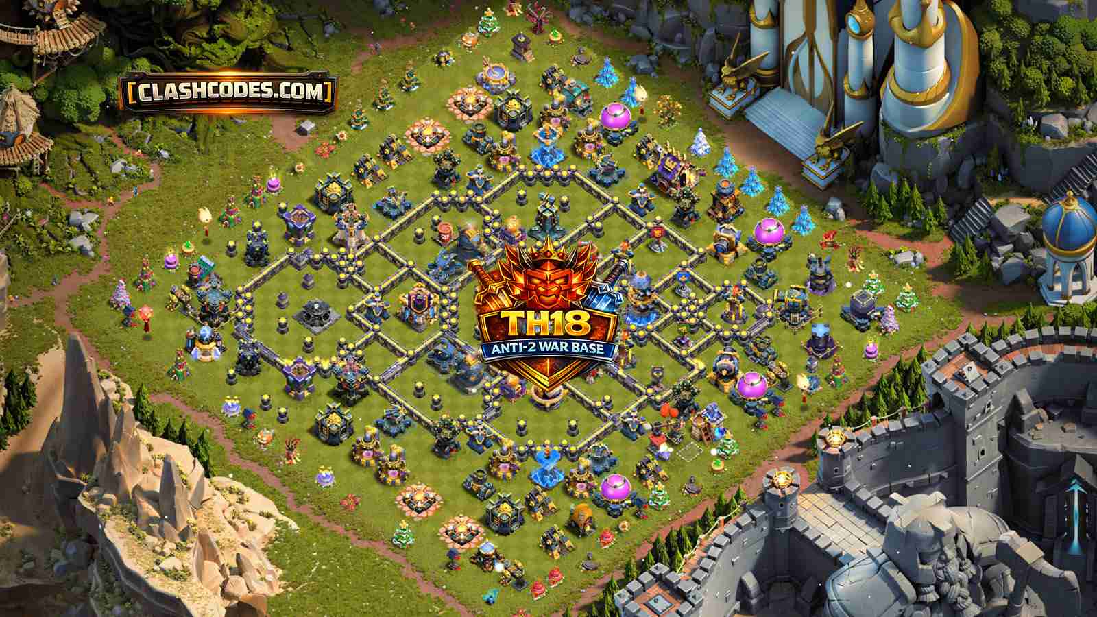Unbeatable TH18 Legends Layout Link