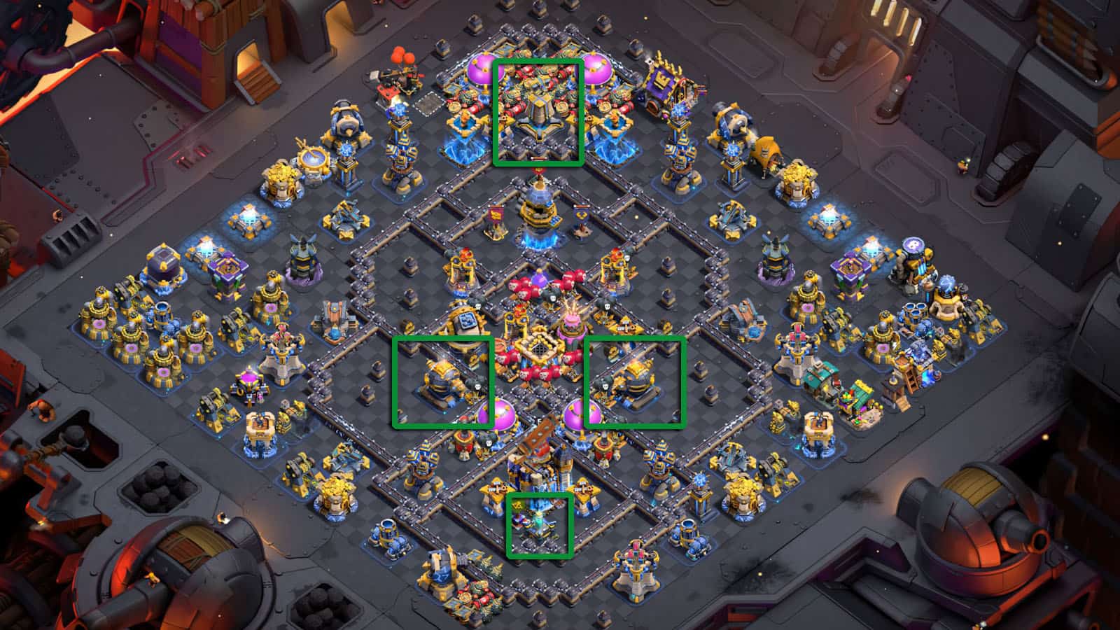 Base View TH18 Anti 3 Star | Clash of Clans 2026