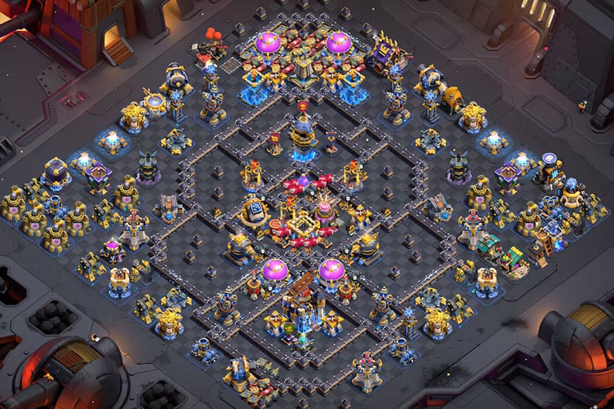 Unbeatable TH18 Anti 3-Star Base Link - Clash of Clans