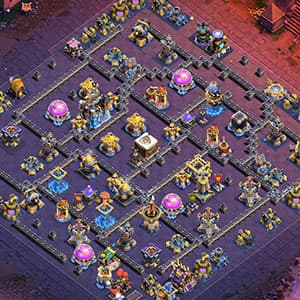 Best TH18 War Base Layout with Link | Anti Everything