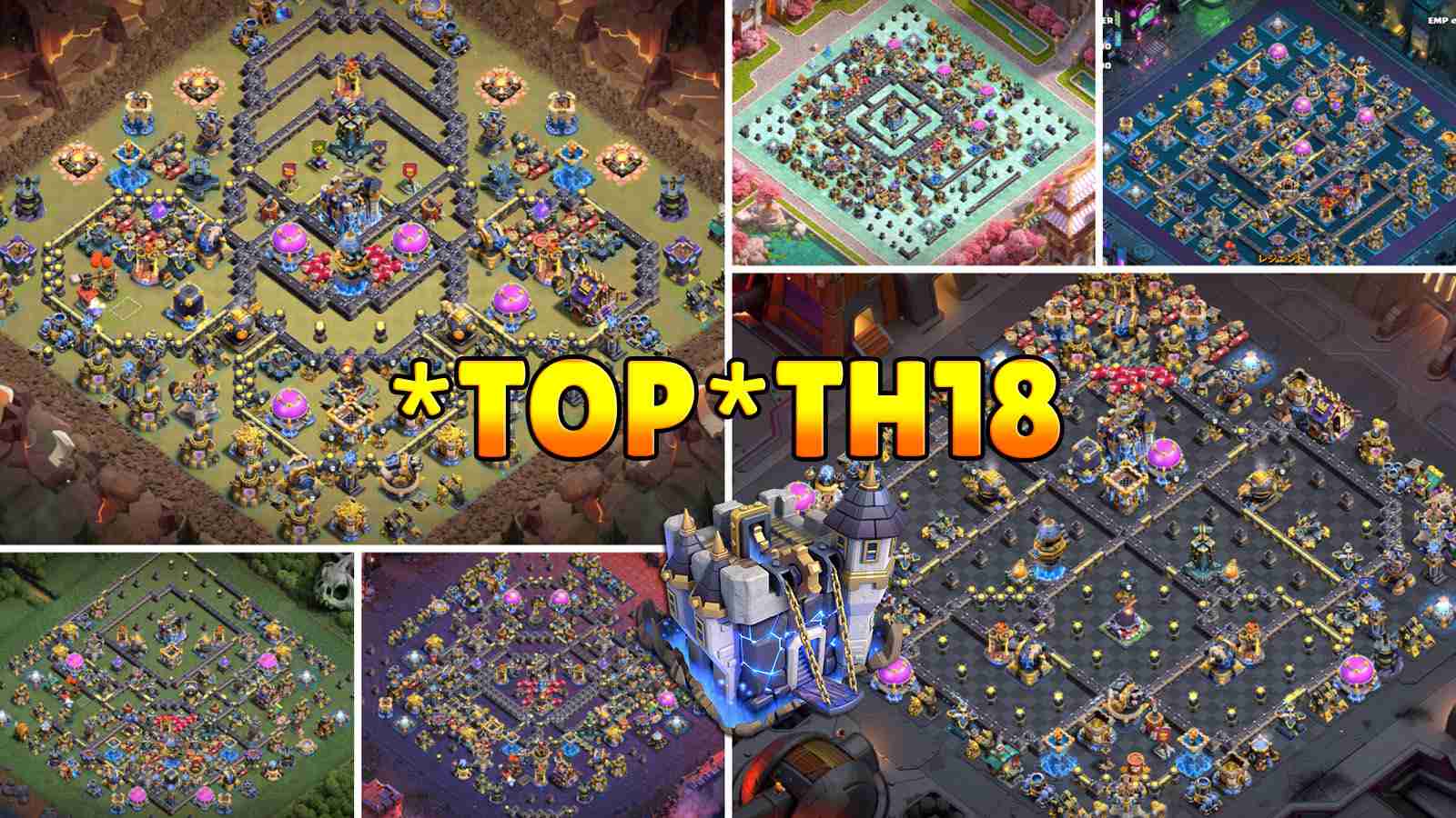 Top 10 TH18 Clan War Base Layouts for Clash of Clans