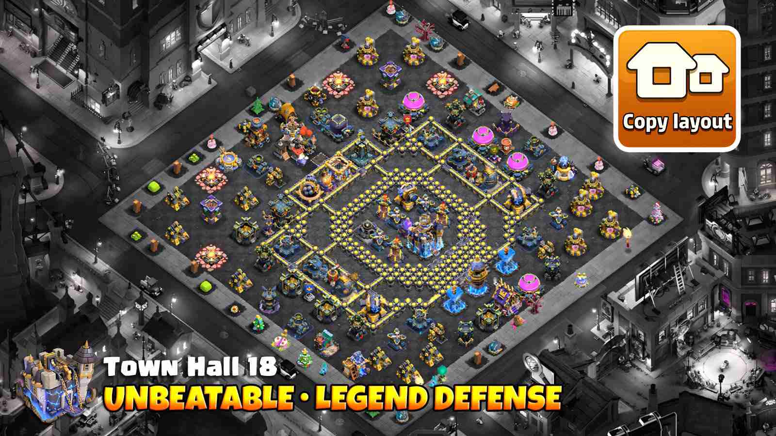 TH18 Legend League Defense Base