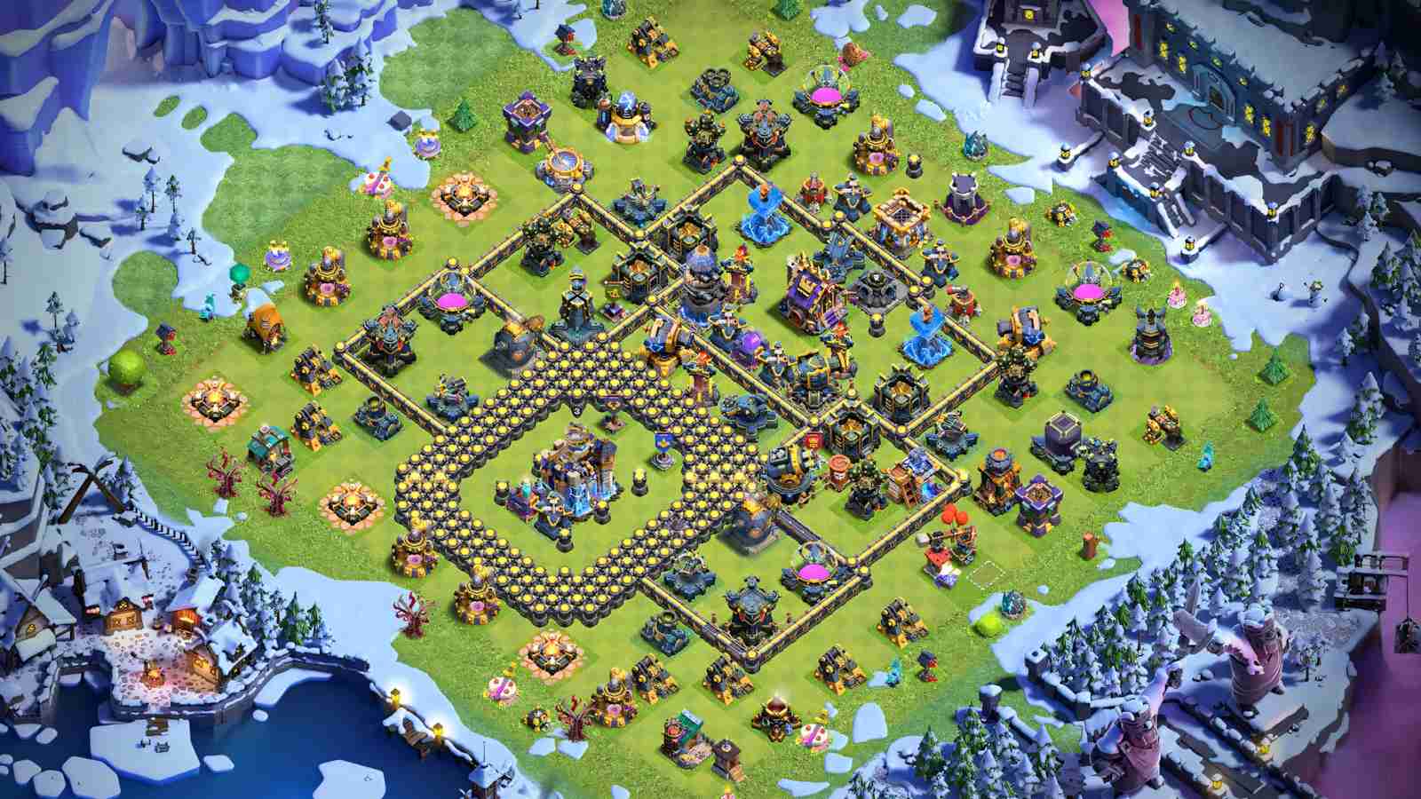 TownHall 18 Anti-Everything Hybrid Base for Legends