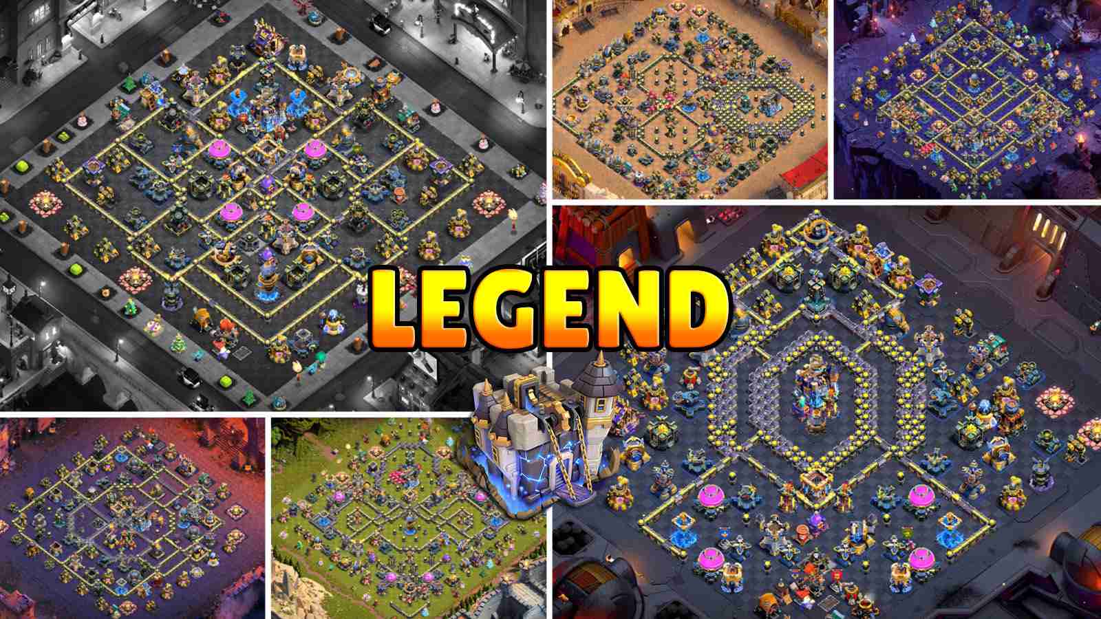 10+ Legends TH18 Baselinks for Unbeatable War Defense