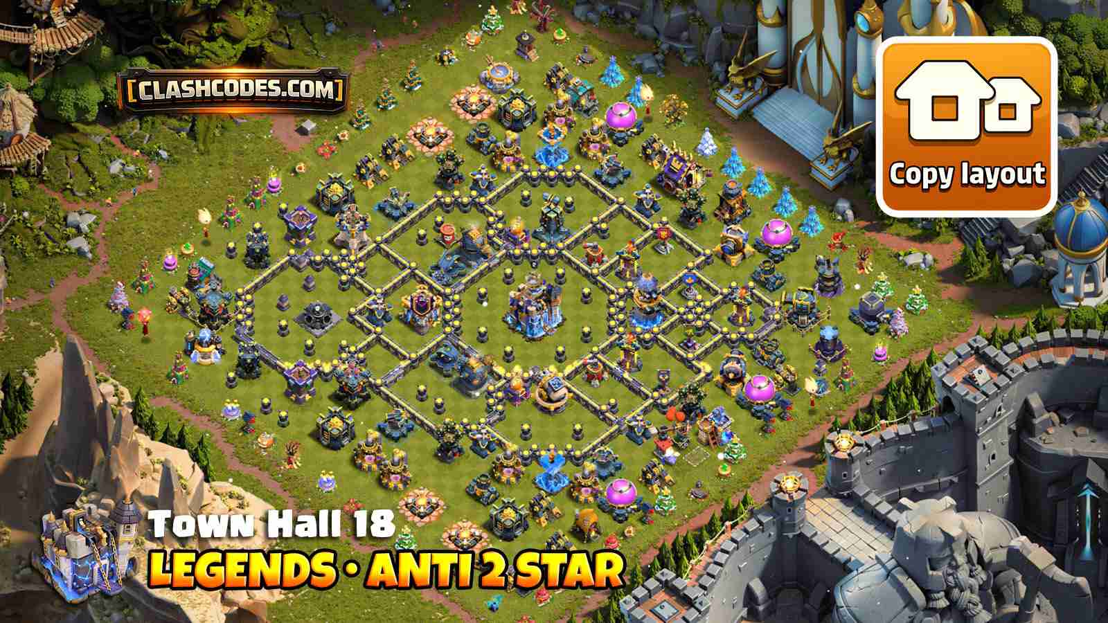 TH18 Legend League Defense Base