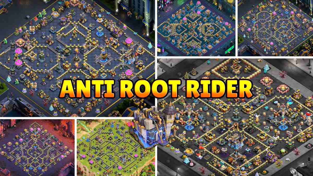 10+ TH18 Anti Root Rider Base Links for War, CWL & Legends