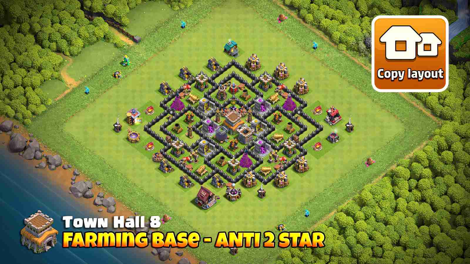 Best TH8 farming base with strong storage protection