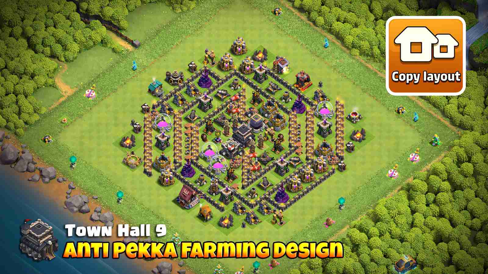 Top Town Hall 9 Farming Base: Secure Your Loot in Clash of Clans