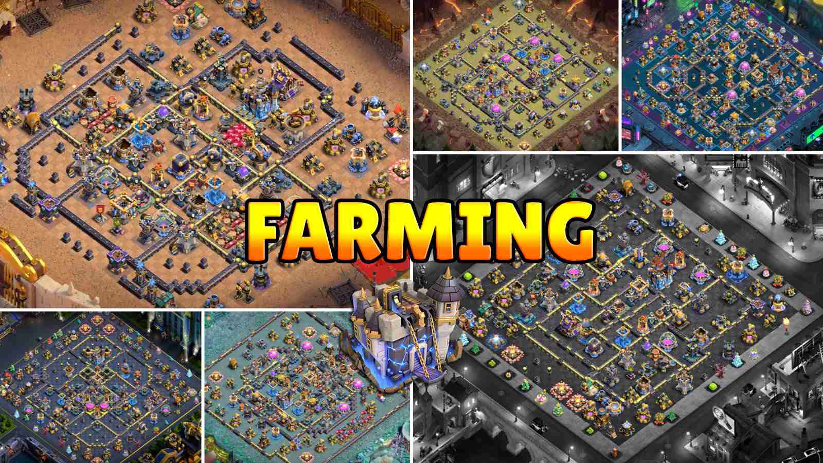 Top 10 TH18 Anti 3 Star Farming Bases (Copy Link)