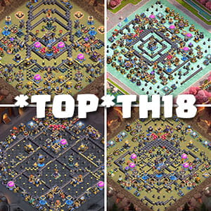 10 mejores bases TH18 para Guerra de clanes • anti 2 estrellas