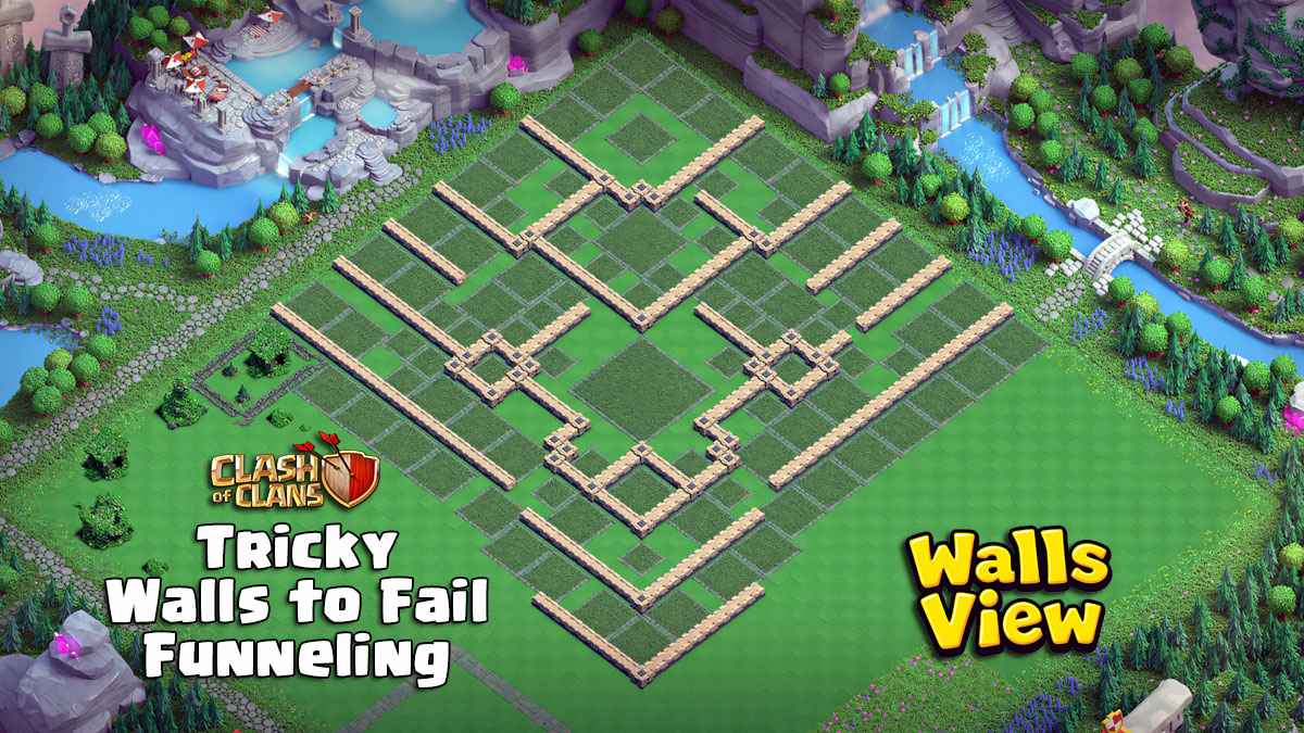 Walls Layout For Capital Hall 7 to Fail Ground Troops