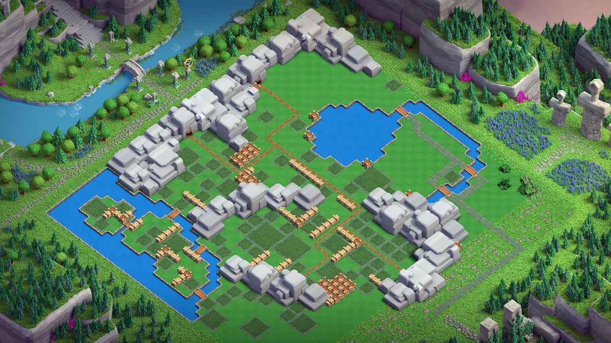 Walls Layout For Goblin Mines Level 4