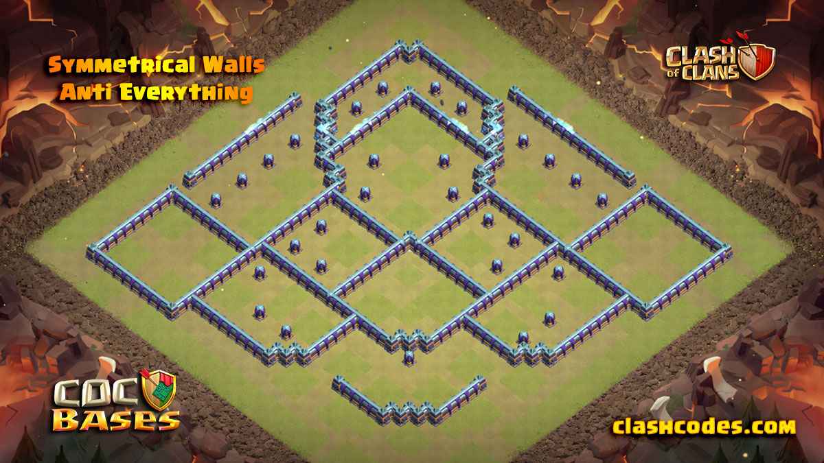TH15 Walls Layouts For Defense