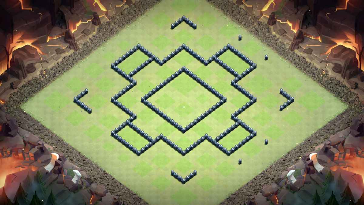 Tricky Walls Layout For Town Hall 8