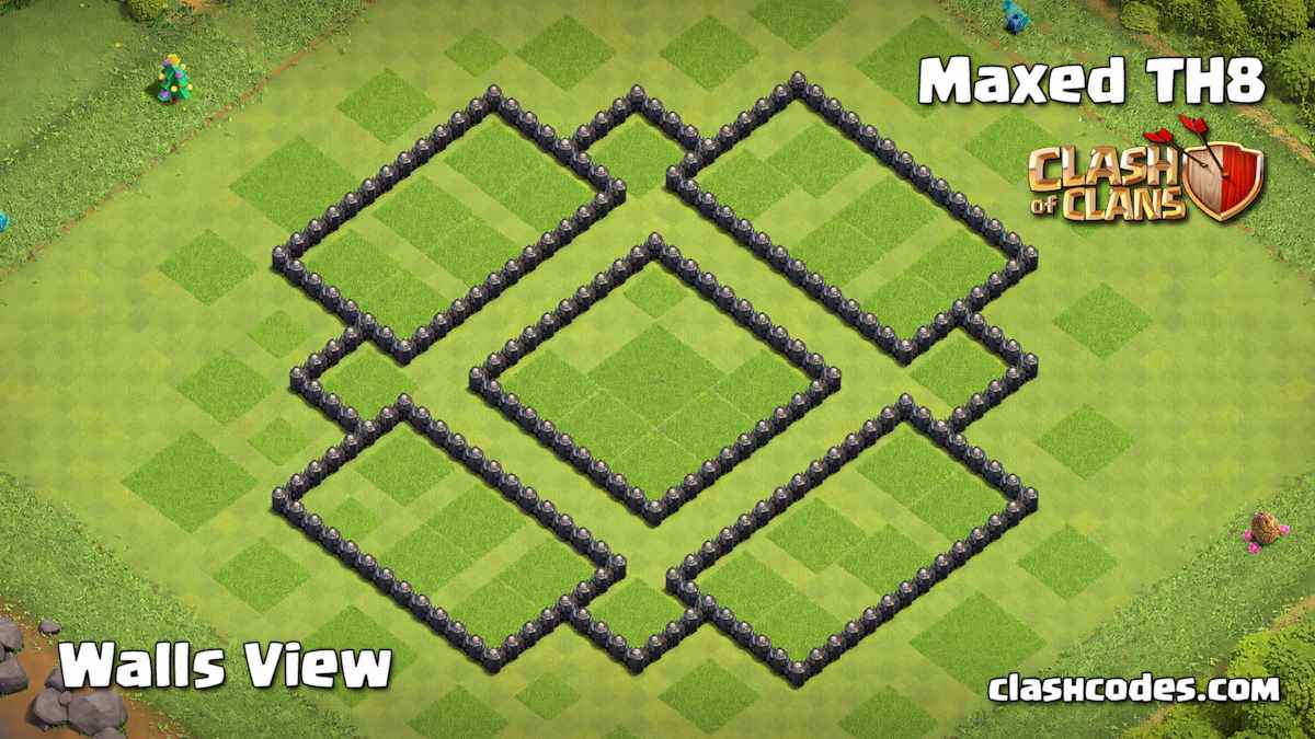 Walls Layout For TH8