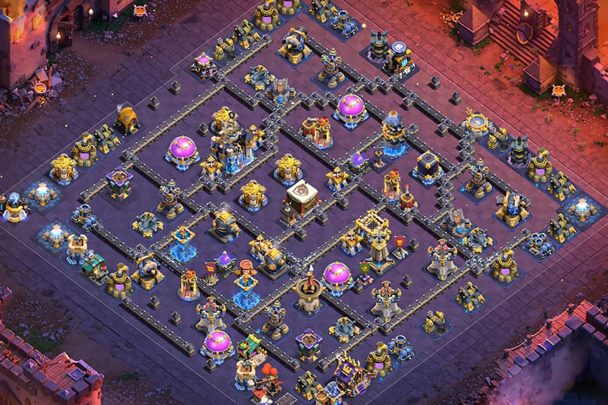 Best TH18 War Base Layout with Link | Anti Everything