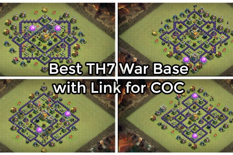 Best TH7 War Base with Link for CoC 2024