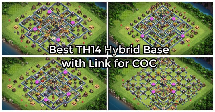 Best TH14 Hybrid Base with Link for CoC