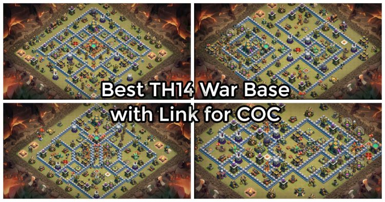 Best TH14 War Base with Link for CoC