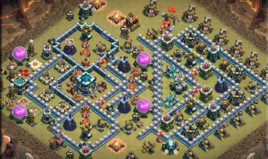Best Th13 Base - War | Anti 3 Star Layout - Clash of Clans