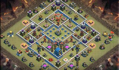 TH12 War Base Anti Everything with Link for Clash of Clans #48