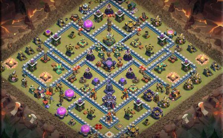 Town Hall 15 CoC War Base Layout with Link | Anti 3 Stars #14