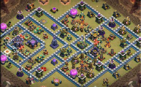 TH15 War Base Anti 3 Star Layout with Link #19