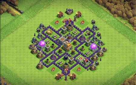 TH7 Trophy Base with Latest Design for CoC